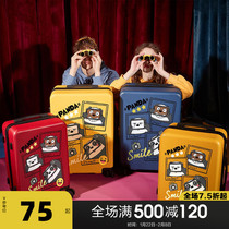 Luggage new men's and women's 20 24 inch small luggage case password student universal wheel boarding box strong and durable