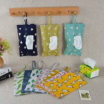 Clearance Car Tissue Box Creative Cute Car Paper Bag Car Interior Decoration Daquan Car Hanging Paper Box