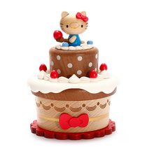 jeancard Wooden Music Box Music Box Girls Children Birthday Valentine Gifts kitty Strawberry Cake