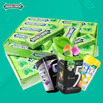 Green Arrow chewing gum 100 tablets mint flavor Yida large bottle sugar-free xylitol elastic cubic Net red candy snacks