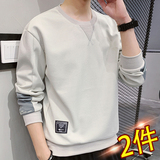 Men's long-sleeved T-shirt autumn and winter 2020 new spring and autumn clothes trend autumn clothes top clothes bottoming shirt trendy brand sweater