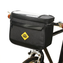 Electric bike hangings bag cashier bag electric bottle car front storage pocket waterproof mobile phone bag headstock to bag the bag