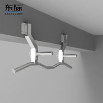 Dongji stainless steel indoor beam upper side mounted multi-position pull-up horizontal bar wall fitness single pole frame