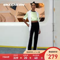 Skechers斯凯奇RICOSTRU联名款女子运动时尚短袖高腰T恤L120W178