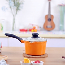 Baby food supplement small pot export UK non-stick pan single handle milk pot nano ceramic coating non-stick pan