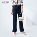 Scofield women's wear fall 2020 new commuter natural waist straight tube wide leg pants women's sftca2600q