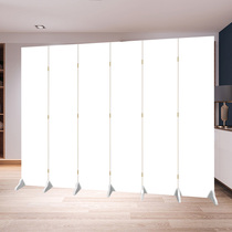 Chinese screen partition simple modern solid color office living room bedroom home can be customized to block folding movement