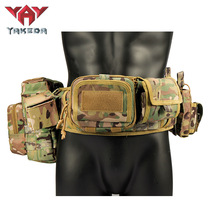 YAKEDA camouflage tactical waist seal military fans outdoor sports molle belt multifunctional patrol equipment waist seal