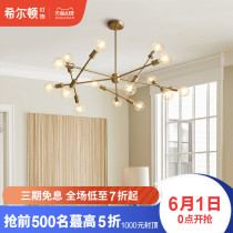 Q Hilton North Europe living room lamp bedroom chandelier light luxury industrial style household individual creativity modern simple lamp