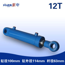 Hydraulic cylinder 12 tons hydraulic cylinder two-way small lifting oil top electric micro electric Manual cylinder live earrings