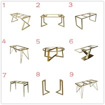 Coffee table table legs stand big board table bar table frame iron frame desk computer desk solid wood table feet Iron custom