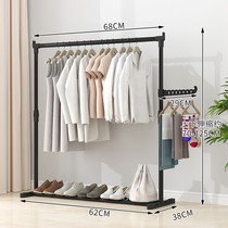 Simple clothes hanger indoor floor bedroom cool hanging clothes hanger sub-home folding small dorm room containing sunburn rod
