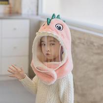 Douyin same winter baby hat autumn winter cartoon hat children boy baby boy baby girl ear cap baby windproof