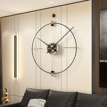 Spanish wall clock living room home fashion modern creative personality minimalist light luxury simple restaurant clock clock clock