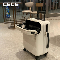 CECE opening box USB charging port suitcase small ascending case 20 inch suitcase female password box male business