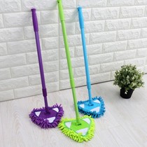 Retractable chenille glass window wiper tool glass cleaner wall tile ceiling cleaning mop
