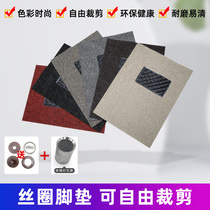Car silk ring footbed universal easy to clean self-cut single sheet single main driving position car waterproof thickened co-pilot