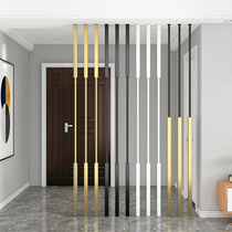 Light luxury wrought iron partition living room creative porch decoration metal column Wall simple modern non-perforated Nordic screen
