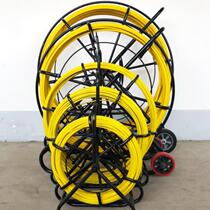 Traction machine FRP pipe threader String wire rope cable Fiber optic cable perforator Portable rack Pipe dredger with