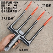 Fork farm steel fork Pitchfork artifact loosening of the soil digging three four and five liu jiu multi-solid fork straw dig scallion green onion leek atmas impaler