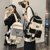 Champion Bag Girls Junior High School Students High School Students Backpacks Mens Double Shoulder Bag Package 2022 New Large Capacity