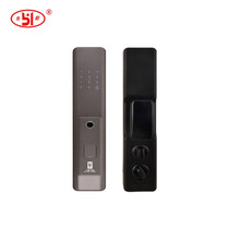 Buyang anti-theft door smart lock BY-ZN22 Buyang anti-theft door fingerprint lock Password lock Credit card picture color