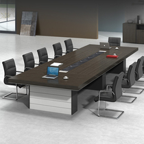 Karohao simple modern conference table Long table Conference room negotiation table and chair Large meeting office furniture combination QG