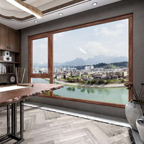 Phoenix aluminum doors and windows sealed balcony panoramic aluminum alloy casement window inner inverted integrated window living room bedroom window mute
