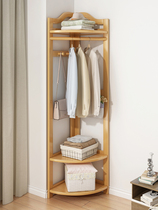 Pappa Sater hat rack solid wood floor corner bedroom corner bedroom corner shelve multifunctional hanging hanger home wall corner