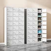 24-door steel floor-to-ceiling multi-door locker Employee locker with lock storage cabinet Gym iron storage shoe cabinet