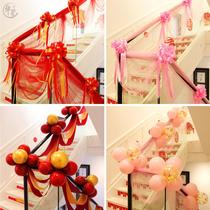 Wedding room layout male home groom wedding wedding supplies complete stair escalator decoration wedding flower woman
