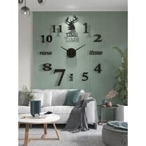Internet celebrity clock wall clock living room home fashion personality creative clock hanging wall simple modern decorative watch free of punching