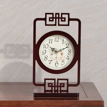 Chinese style retro clock clock table living room desktop Chinese large desk clock classical bedroom ornaments clock