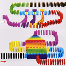 Domino creative organ wooden children benefit intelligence student Adult Intelligence male small toy wooden building block