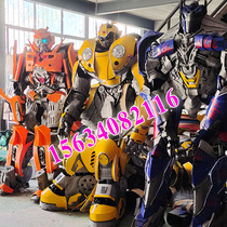Transformers live-action wearable robot Large human wearing Transformers Bumblebee performance costume props