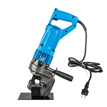 Portable hydraulic punching machine mold dry hanging iron plate punching machine angle steel angle iron electric punching machine channel steel opening