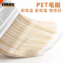 Industrial cleaning dust removal pig hair brush oil painting small brush paint paint brown brush soft hair brush