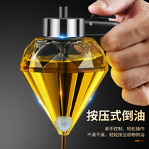Oil Bottle Not Hanging Oil Small Oil Pot Glass Oil Tank Kitchen Home Soy Sauce Vinegar Seasoning Bottle Pour Oil Deity Container Oil Container