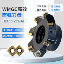 45 degree MFB245 plane milling cutter head high efficiency large cut depth without knife pad SNEU1206AN milling blade GESAC