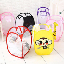 Household fabric dirty clothes basket dirty clothes basket folding toys clothes put dirty clothes storage basket storage bucket laundry basket