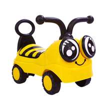 Children's twisting car, 1-3 years old, four wheel skating driving with music, baby walking car, children's car can seat people