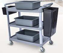 Plastic dining car hotel with dining car Three floors small push car Grocery Cart Collection caravan Commercial restaurant Mobile