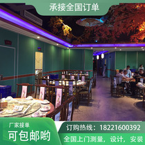 Hotel activity partition wall restaurant mobile high partition hotel screen office push-pull folding door sound insulation wall panel