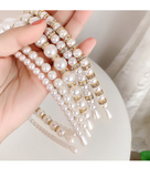 Korean fashion net red temperament girl pearl diamond headband headband 09