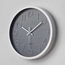 Modern minimal wall wall wall wall wall wall clock in the curtain wall in the wind-free punch clock fashion