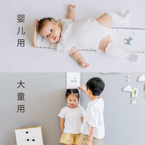 URbebe Removable childrens room card Baby tailor-made height ruler Baby Infant height measuring pad measuring instrument