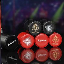 Screen Cup custom with flannel mute leather KTV entertainment silencer dice dice cup set Tavern color Cup
