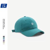 Ins hat female spring and summer Korean version of D letter embroidery soft top baseball cap casual Joker cap sunscreen hat