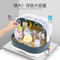 Baby bottle storage box baby tableware storage box disinfection auxiliary Food Bowl Spoon tool small storage small