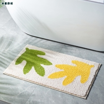 Bathroom Doorway Water Absorbent Non-slip Foot Cushion Home Toilet Bathroom Door Cushion Room Bedside Bedroom With Doormat Floor Mat.